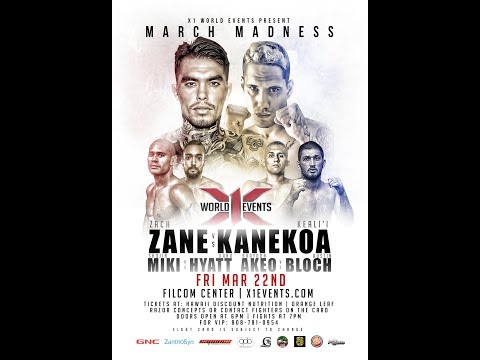 X1 52 FullFight March Madness - March 22, 2019 : Hawaii MMA