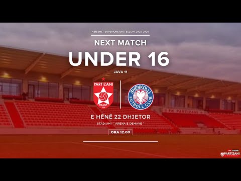 ABISSNET SUPERIORE U16 |   PARTIZANI  -  SHENKOLLI