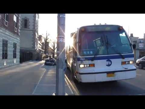 NYCT Bus: 1999 Nova Bus RTS 5205 B38 Bus@Lafayette/Patchen Avenues