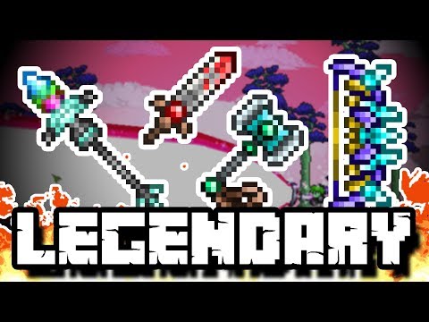 Terraria 1.3.5 LEGENDARY WEAPONS - The Thorium Mod