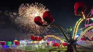 Fireworks at Orleans County 4-H Fair