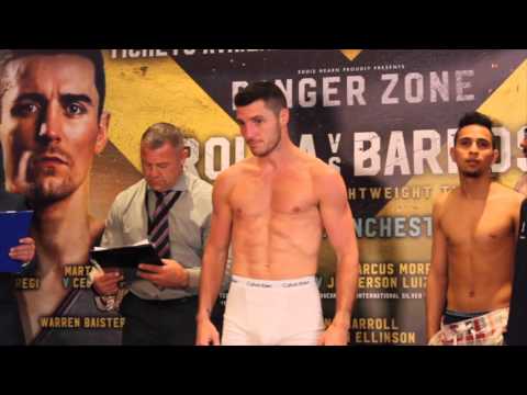 TOMMY COYLE v REYNALDO MORA - OFFICIAL WEIGH IN & HEAD TO HEAD / DANHER ZONE