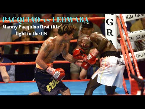 (35) Manny Pacquiao vs Lhelo Ledwaba (ZA) | Jun 23, 2001 Las Vegas
