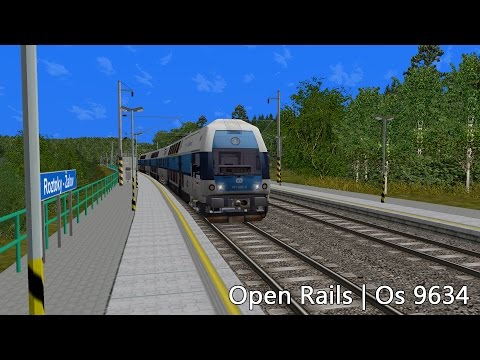 Open Rails (MSTS) | Trať 321 | Os 9634 | Praha Masarykovo n. - Kralupy nad Vltavou | Johny