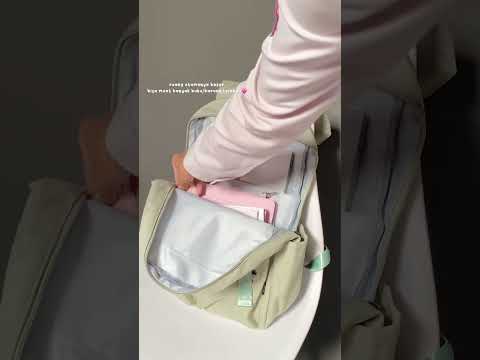 Gambar Ataru Tas Ransel Dengan Clip Nylon - Abu-Abu