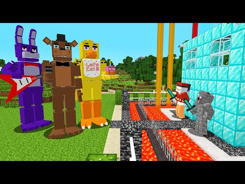 SUPER GRUSELIGE MONSTER VS SICHERHEITSHAUS IN MINECRAFT
