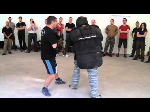 Application of striking in the Russian Martial Art IZVOR