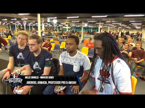 Syndicate 17 - Armada + Android Vs. Amsah + Professor Pro - Winners Semis - Melee Doubles