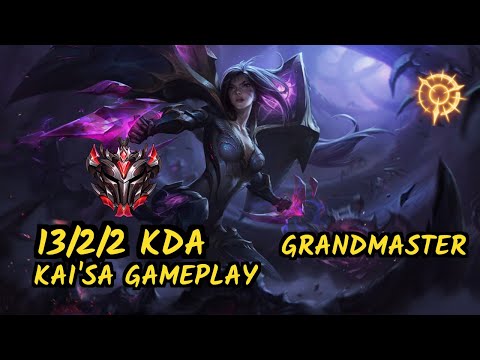 Rikara (KAI'SA) vs TWISTED FATE - 13/2/2 KDA BOTTOM ADC GAMEPLAY - NA Ranked GRANDMASTER