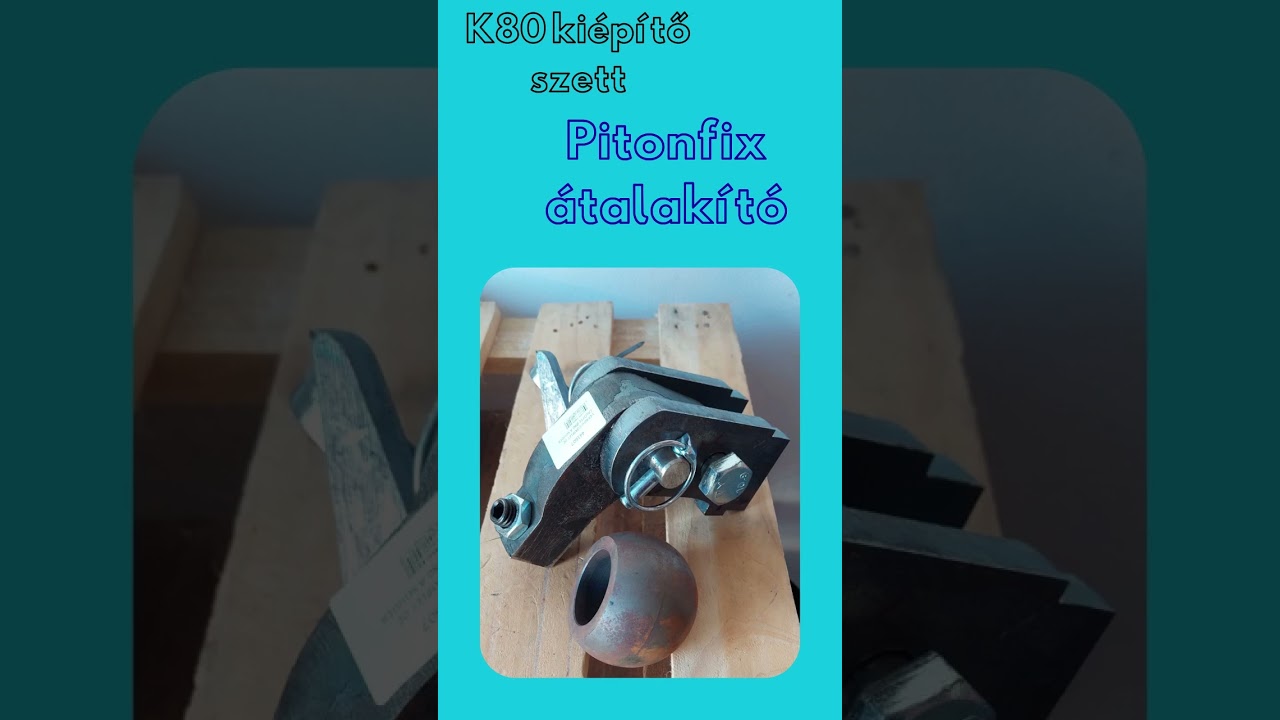 K80 kiépítő szett – K80 vonórész, gömb és csap