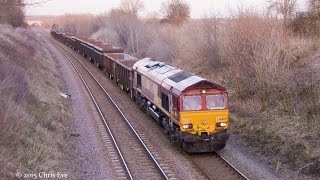DB Schenker 66009 - 6M58 Norwich-Peak Forest 02/03/2015