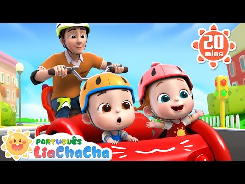 Brincadeira com o Papai | Saindo com o Papai | LiaChaCha em Português - Músicas Infantis