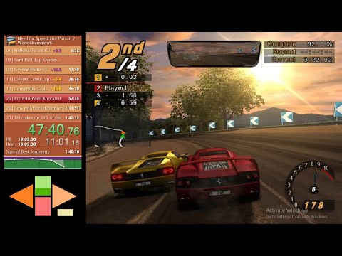 NFS: Hot Pursuit 2 (PS2) WorldChampion% - 1:38:43 (Former Emulator WR)
