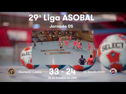 LIGA ASOBAL J05: Liberbank Cuenca - DS Blendio Sinfin 33-24