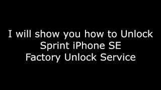 How To Unlock iPhone SE, 6S, 6S+ Sprint USA 100% Unlock Service.