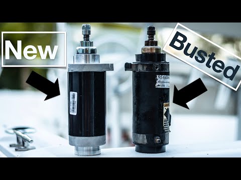 How to change out a boat starter (Mercury 115hp 2-stroke)
