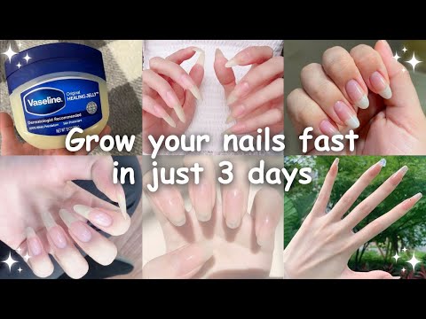 How I GROW MY Nails FASTER in just 3 days