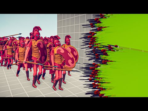 300x SPARTANS vs EVERY GOD - Totally Accurate Battle Simulator TABS