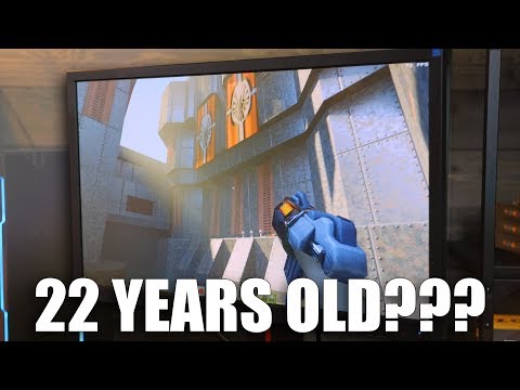 測試Quake II與完全射線追蹤更新... (Testing Quake II with fully ray traced update...)