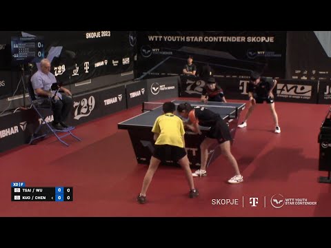Tsai/Wu vs Kuo/Chen | U15 XD Final | WTT Youth Star Contender Skopje 2023