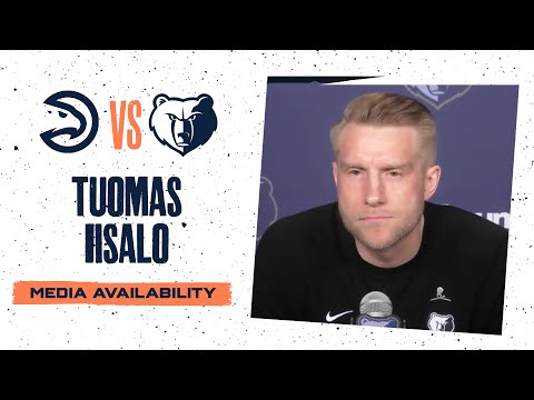 Tuomas Iisalo Press Conference | Grizzlies vs. Hawks