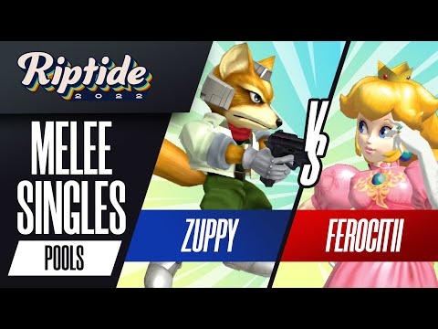 Zuppy vs Ferocitii - Melee Singles Pools - Riptide 2022 | Fox vs Peach