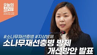 [#브리핑] 소나무재선충병 방제 개선방안 발표