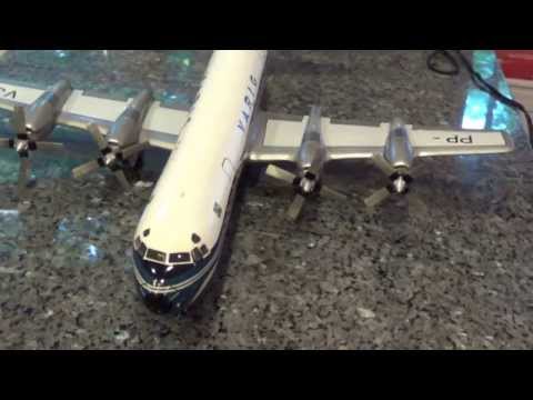 1/48 Scale VARIG Airlines Lockheed L188 Electra Model (Fiberglass and Metal)