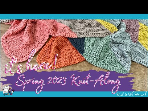 Spring Knit-Along Reveal: what we're knitting and when, full details!