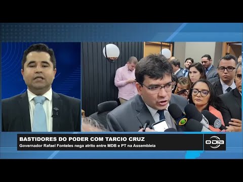 Governador Rafael Fonteles nega atrito entre MDB e PT na Assembleia 25 01 2023