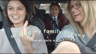 family bonding + sarah gets a car | leila alcasid