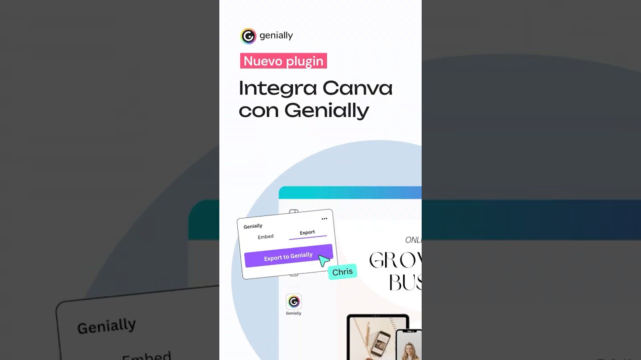 Integra Canva con Genially
