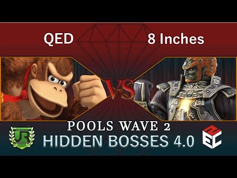 Hidden Bosses 4.0  POOLS WAVE 2 - QED (Donkey Kong) vs 8 Inches (Ganondorf)