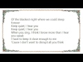 Hot Chip - Keep Quiet Lyrics