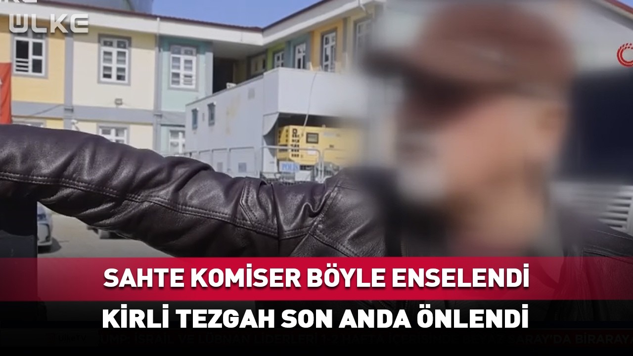 Sahte Komiser Böyle Enselendi! Kirli Tezgah Son Anda Önlendi...