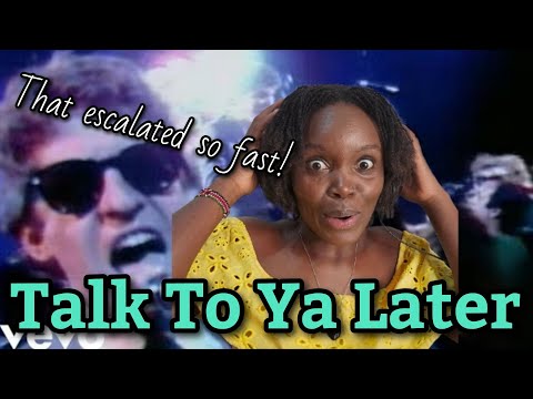 African Girl First Time Hearing The Tubes - Talk To Ya Later  