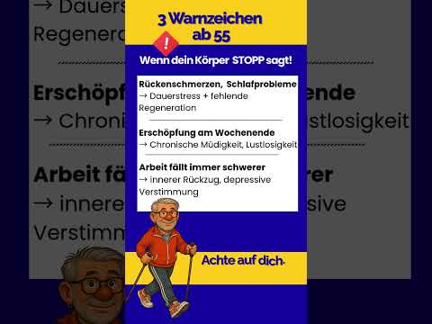 3 Gesundheits-Warnzeichen ab 55: Wenn dein Körper genug hat