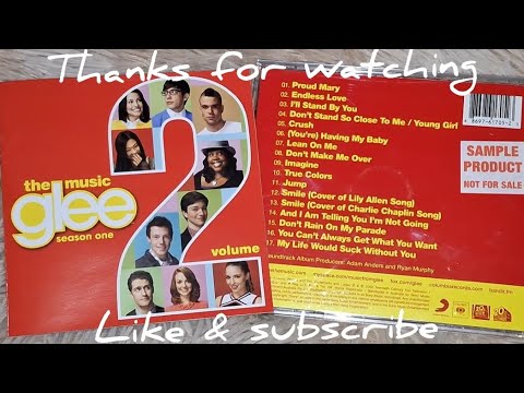 GLEE - THE MUSIC VOLUME 2 CD UNBOXING #cdunboxing #GLEE