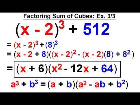 Algebra Ch 6 Factoring 1 of 55 What is a Factor