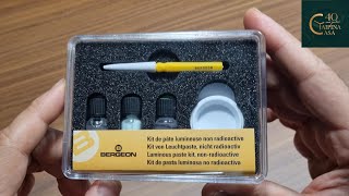 BERGEON 5680-V-07 Green luminous paste kit, for watchmaker's