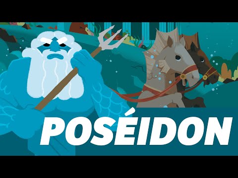 Poseidon, the god of the seas
