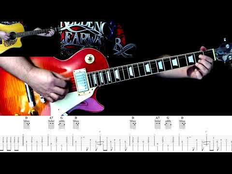 Bad Moon Rising Guitar Tab by Abraham Myers #ccr #fogerty #guitar