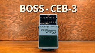 Video thumbnail for BOSS - CEB-3 by Bass Stuff