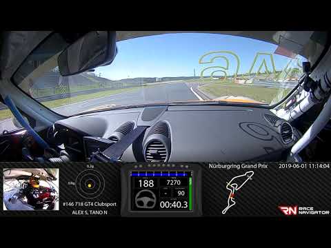 Nürburgring GP Onboard Porsche Sports Cup 2019 Cayman 718 GT4 CS 2.06,0
