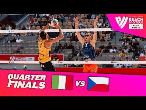 Cottafava/Nicolai vs. Perusic/Schweiner - Quarter Finals Highlights Paris 2023 #BeachProTour