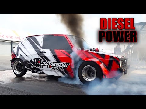THE 9 SECOND DIESEL CARS FROM DOORSLAMMERS AT SANTA POD RACEWAY
