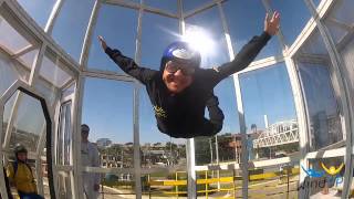 Voando no Túnel de Vento Wind up