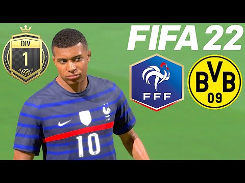 FIFA 22 Online Seasons #102 - Road To Division 1 - France vs Dortmund