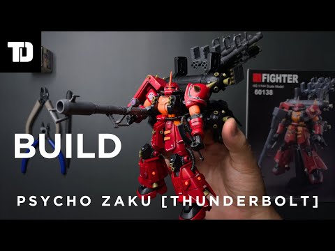 Psycho Zaku [Thunderbolt] HG 1/144 | SPEED BUILD| ASMR BUILD | Model kit by HOT