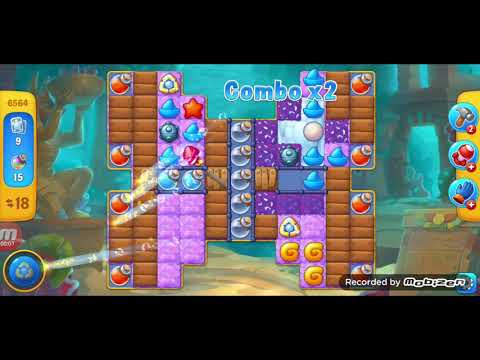 fishdom gameplay / level 6564 / It is like the ads? / thank you 피쉬돔 / 모바일 게임 / 중독성 있는 게임